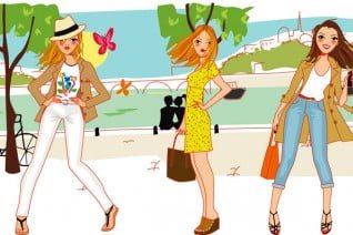 Illustration mode pour l'émission TV "Magnifique by Cristina"