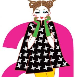 Illustration pour l'horoscope du magazine ELLE India