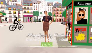 décor 3D émission TV Cristina