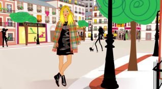 illustration décor ville