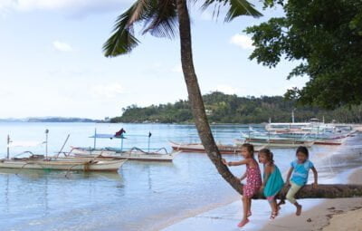 plage famille philippines
