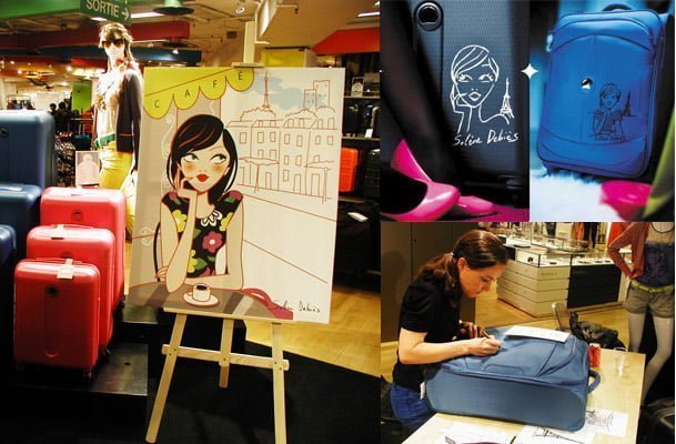 illustrator delsey luggages customization