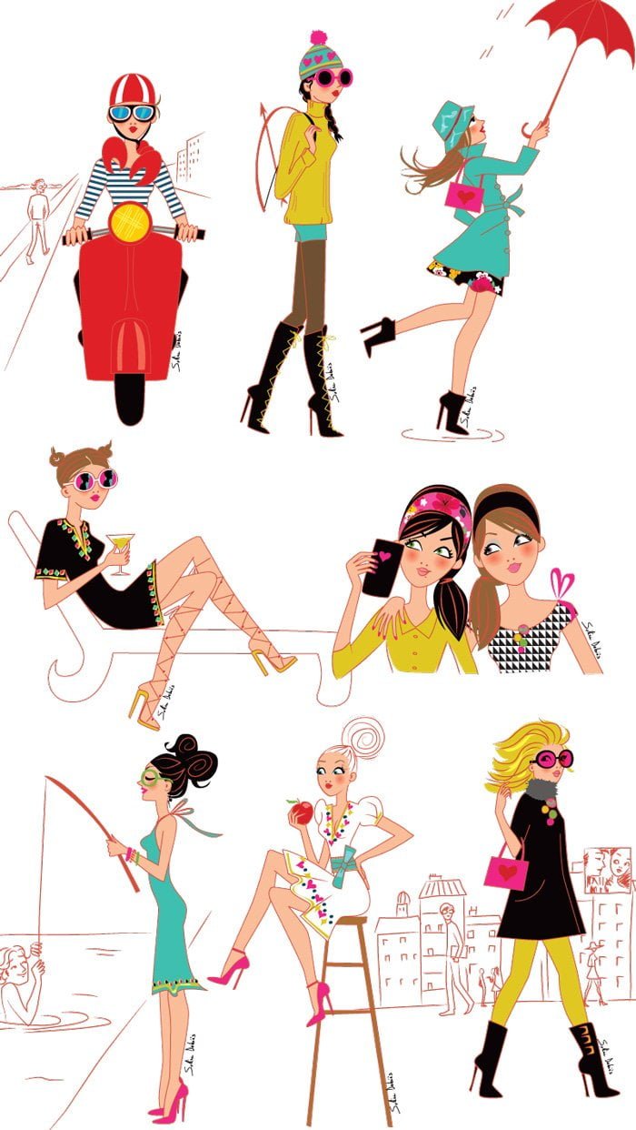illustrator-magazines-feminines-women