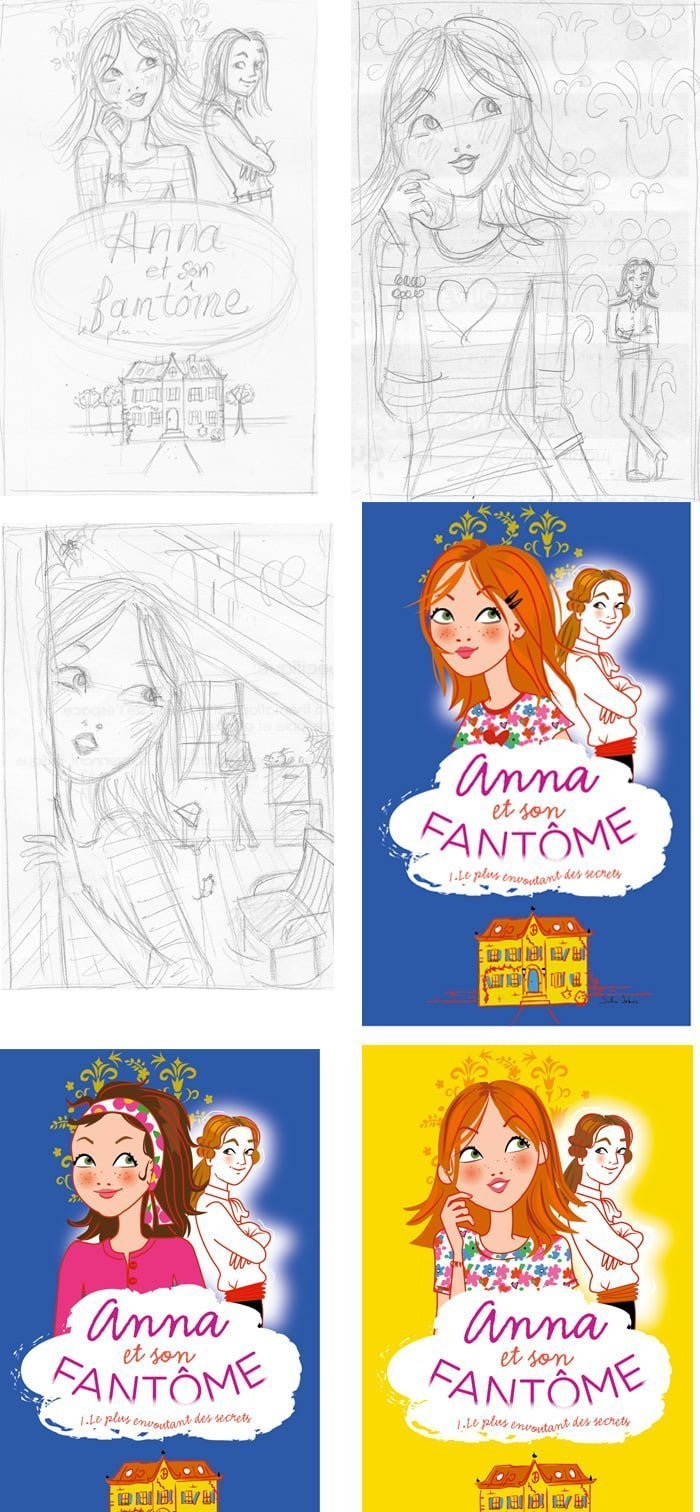 illustration de couverture du livre Anna et son fantôme