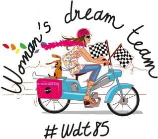 Illustration pour "Women's dream team"
