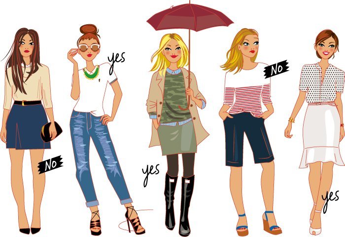 Planche de mode femme pour "Magnifique by Cristina"