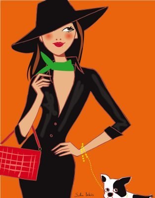 fashion luxury illustration woman