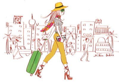 dessin voyage Bombay