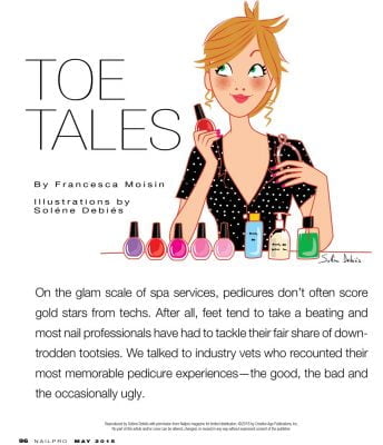 illustration beauté ongles magazine