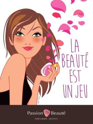 affiche femme parfum