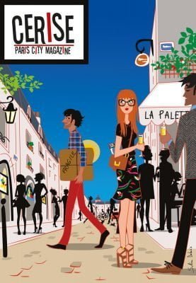 Parisian illustrator cover magazine romance