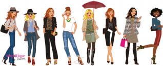 vector fashion illustrator