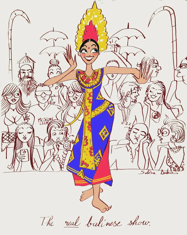 editorial illustrator dance show