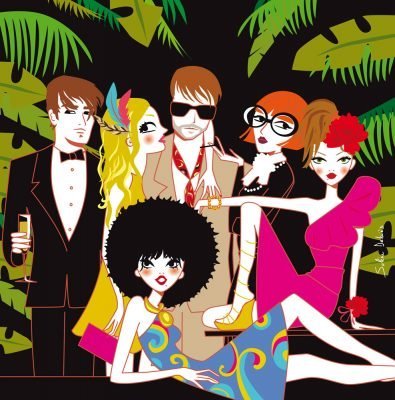 illustrator man woman