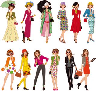 dessin de mode, blogueuse