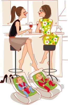 cuisine mère femme bébé