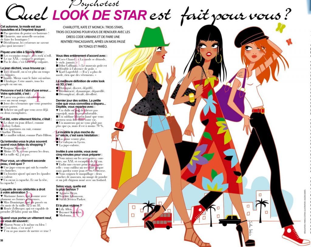 illustration-magazine-gala illustratrice magazine féminin