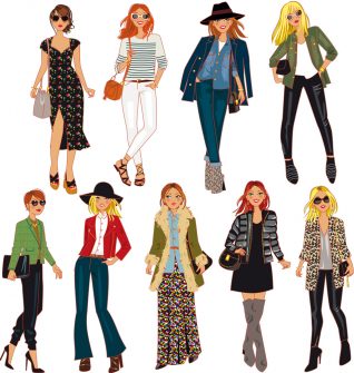 illustratrice mode Cristina Cordula