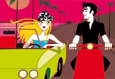 dessin homme femme stylisé