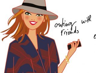 illustrateur mode : le Poncho