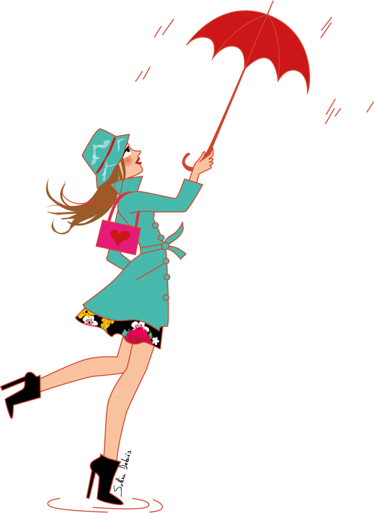 illustratrice pour l'horoscope de Biba magazine - Verseau