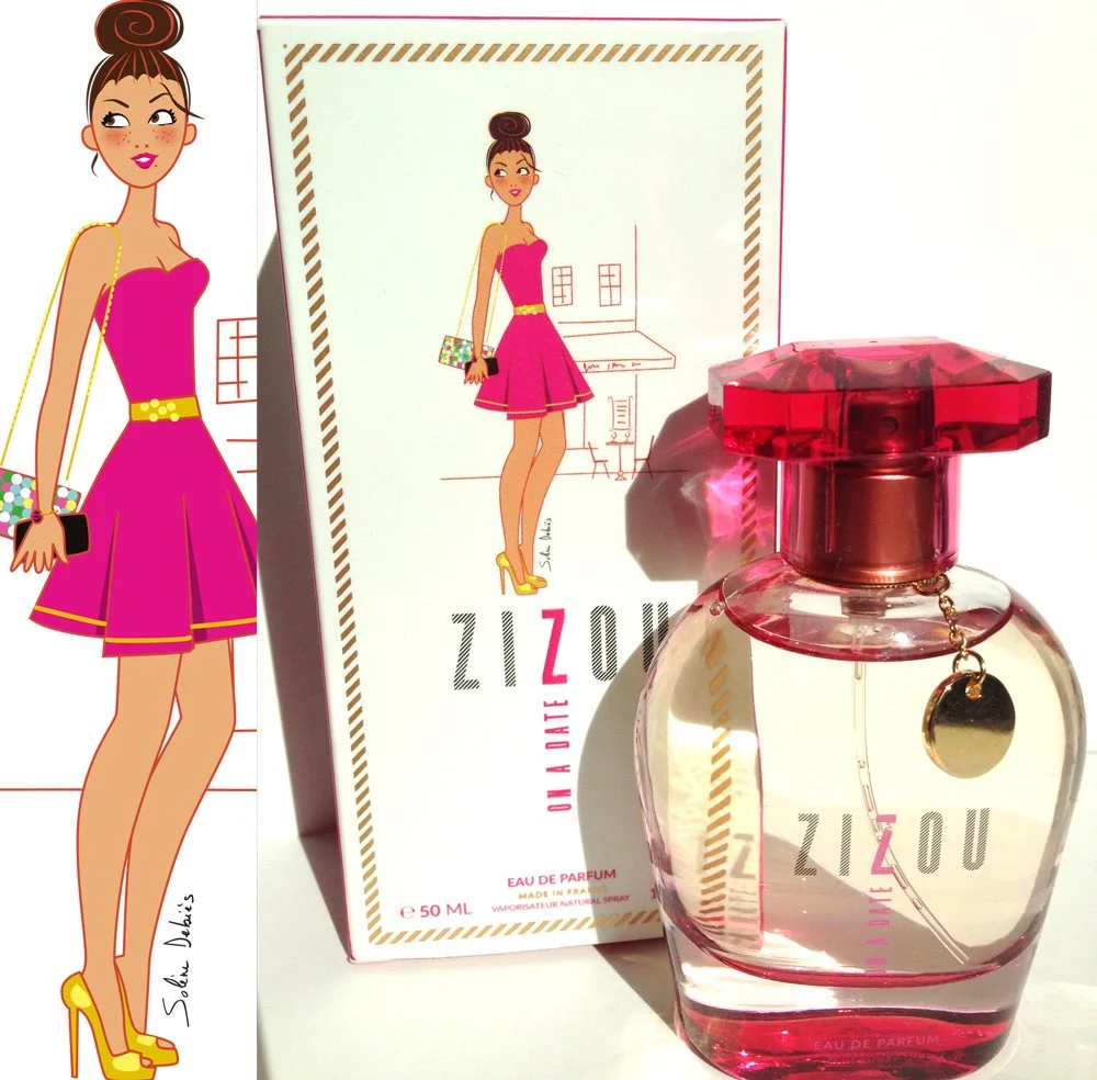 illustrateur packaging parfum