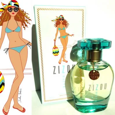illustration femme parfum