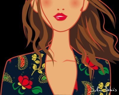 illustrateur visage femme mode