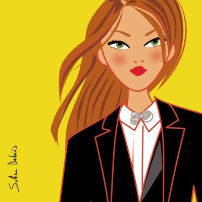 portrait femme tailleur