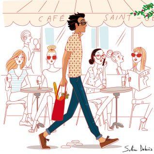 illustrateur homme paris femmes