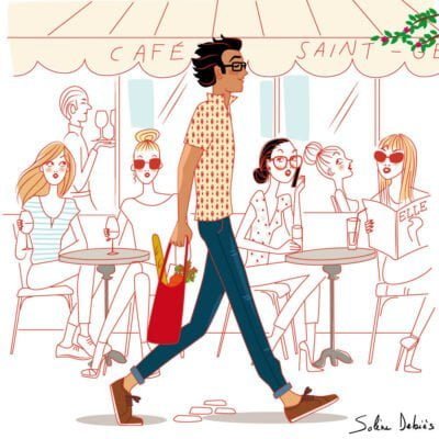 illustrateur homme paris femmes