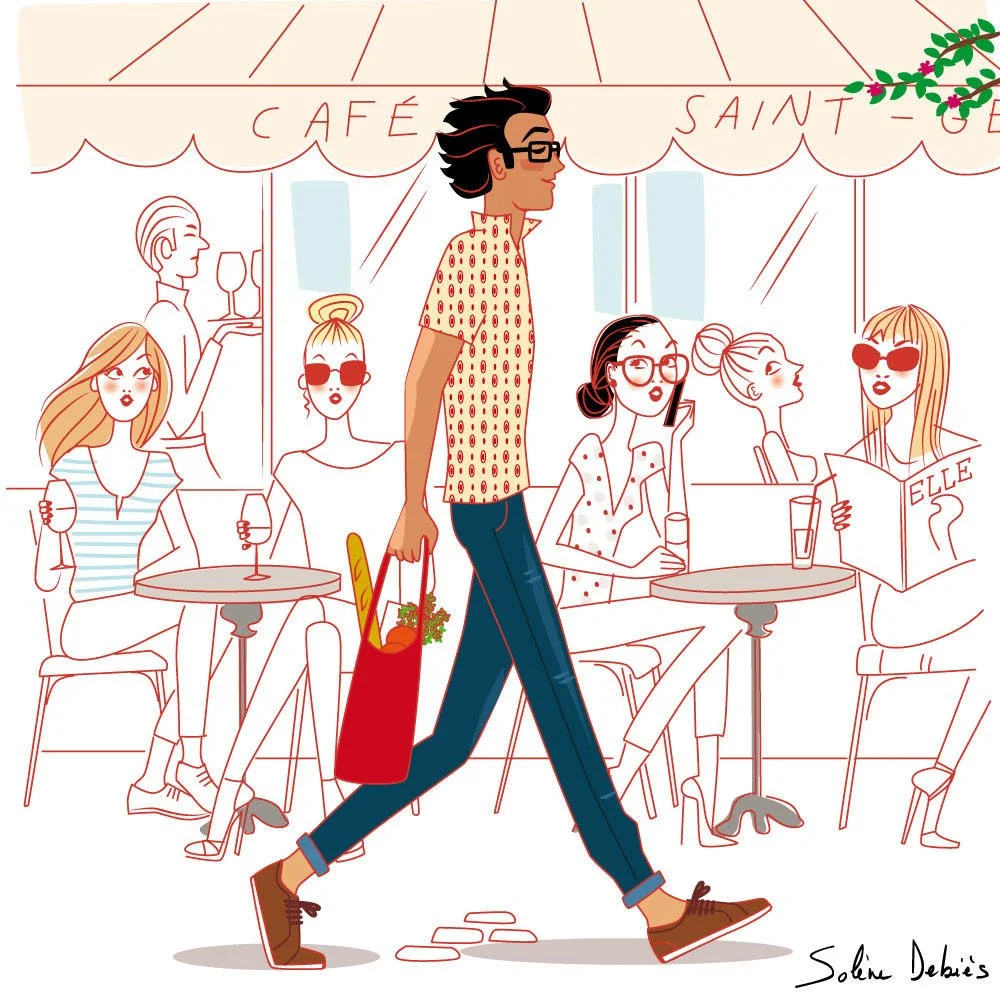 illustrateur homme paris femmes