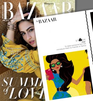 magazine Harpers's Bazaar femme