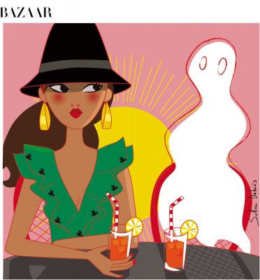 illustration éditoriale Harper's Bazaar