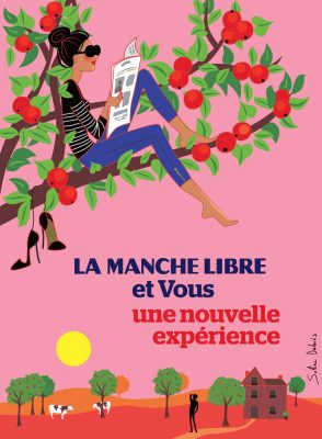 affiche publicité femme Normandie