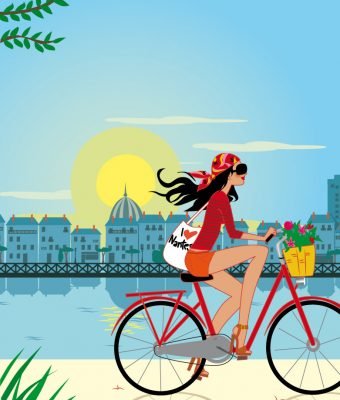 Illustrateur Nantes vélo