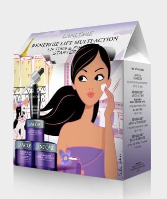 packaging beauty set illustration