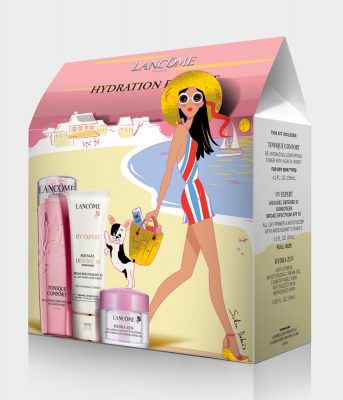beauty set woman packaging Lancôme