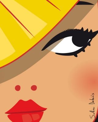 visage femme Asie