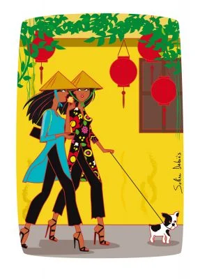 illustration Vietnam Hoi An