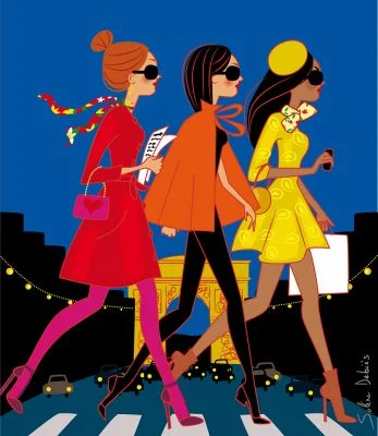 femmes champs elysées paris