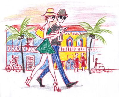 travel sketch Costa Rica