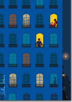 affiche confinement immeuble