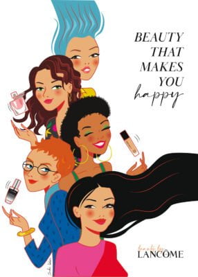 design graphique pour une marque de Beauté