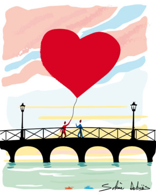 illustration de la Saint Valentin et de l'amour